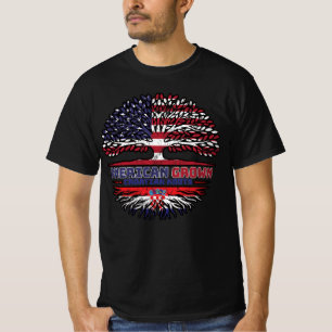 Croatian Croatia US American USA United States T-Shirt