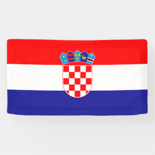 Croatian Flag Banner