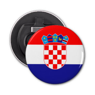 Croatian Flag Bottle Opener