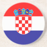 Croatian Flag Coaster<br><div class="desc">The national flag of Croatia.</div>