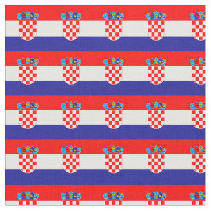 Croatian Flag & Croatia Trendy Fabric /fashion