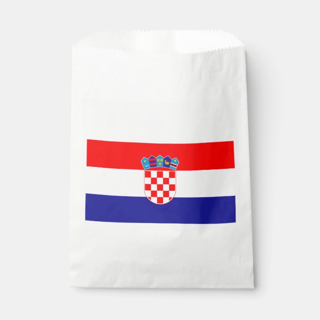 Croatian Flag Favour Bags (Front)