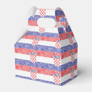 Croatian Flag Favour Box