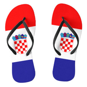 Croatian flag jandals