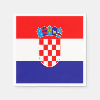 Croatian flag  napkin