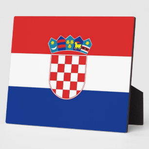 Croatian Flag Plaque