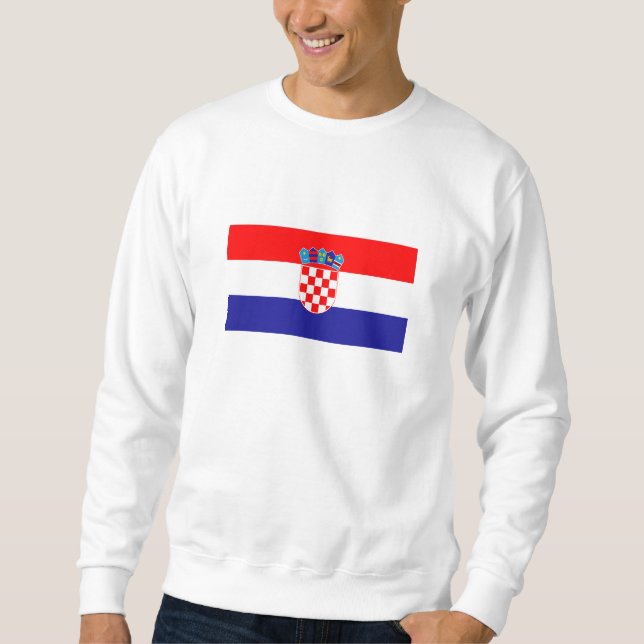 Croatian Flag Sweatshirt (Front)