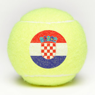 Croatian Flag Tennis Balls