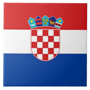 Croatian Flag Tile