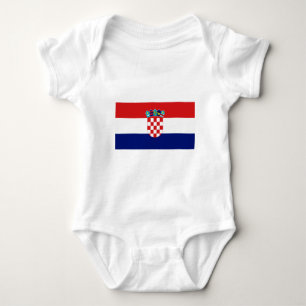 Croatian flag - Trobojnica Baby Bodysuit