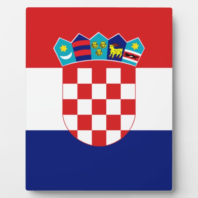 Croatian flag - Trobojnica Plaque (Front)