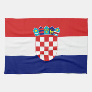 Croatian flag - Trobojnica Tea Towel