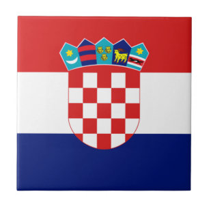 Croatian flag - Trobojnica Tile