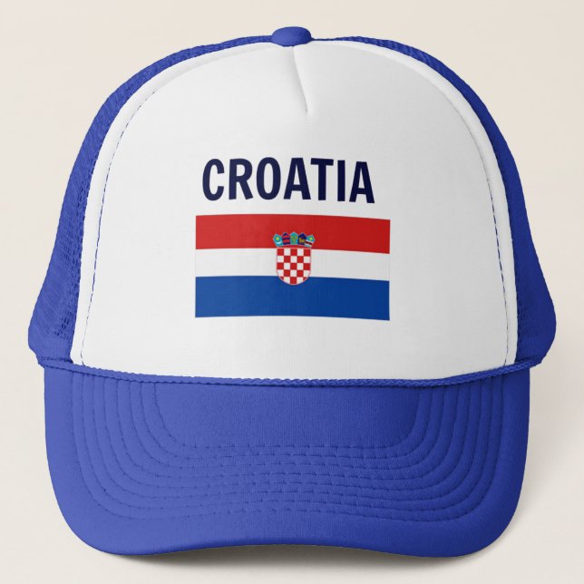 Croatian Flag Trucker Hat (Front)