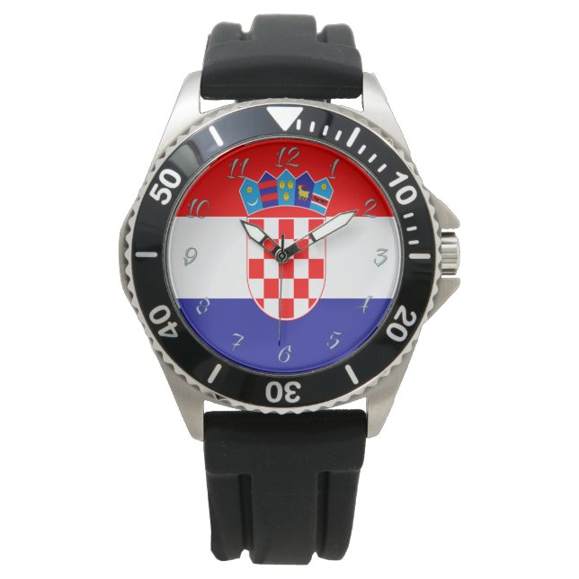 Croatian flag watch (Front)