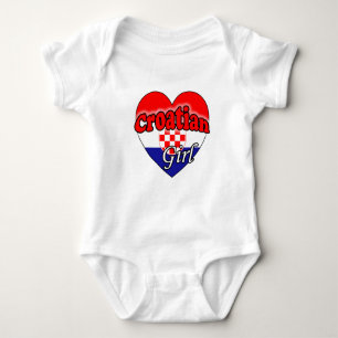 Croatian Girl Baby Bodysuit