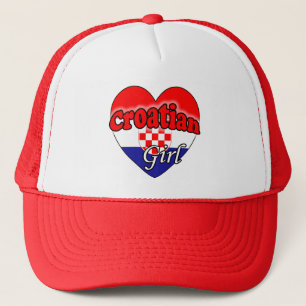 Croatian Girl Trucker Hat