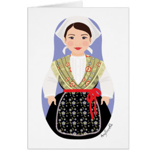 Croatian, Istrian Matryoshka Card