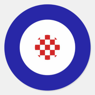 Croatian Mod Round Sticker