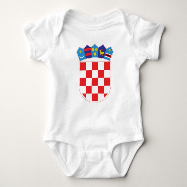Croatian Shield Baby Bodysuit (Front)