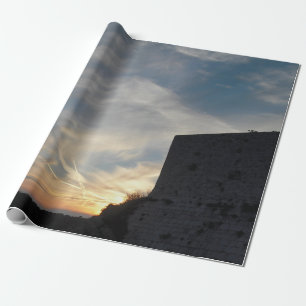 Croatian sunset wrapping paper