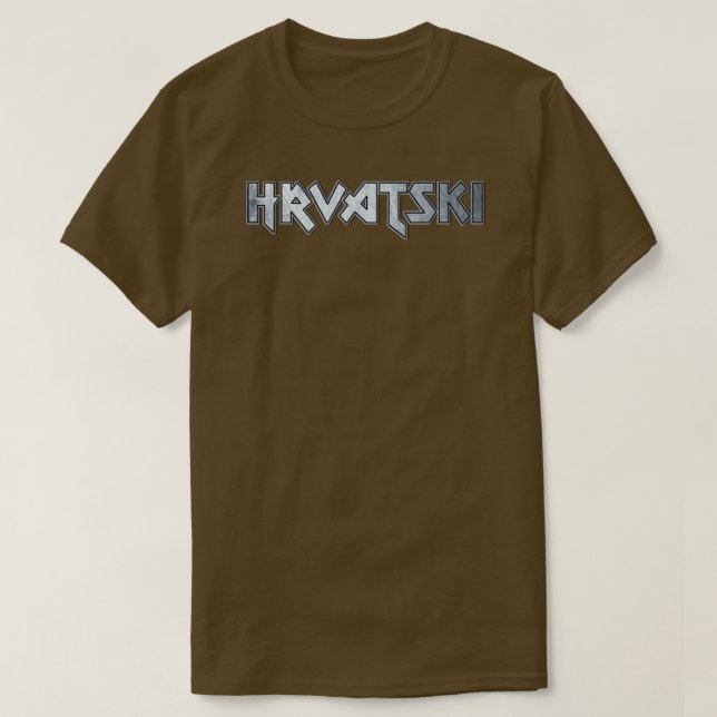 Croatian T-Shirt (Design Front)