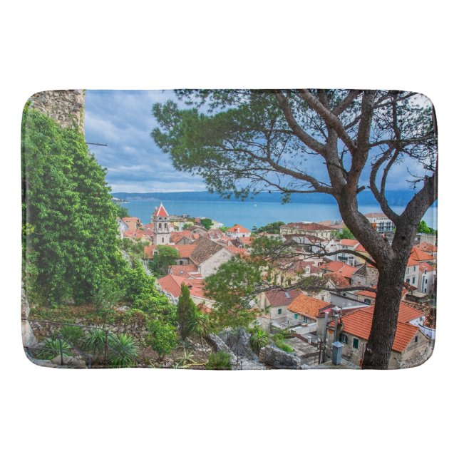 Croatian town Omis. Bath Mat (Front)