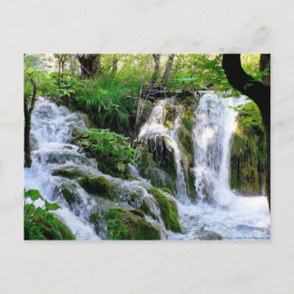 Croatian Waterfall Postcard