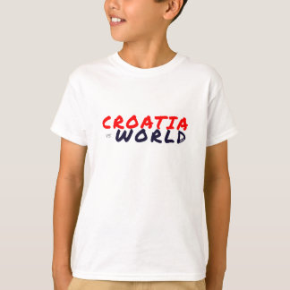 CROATIAvsWORLD Basic White T-Shirt