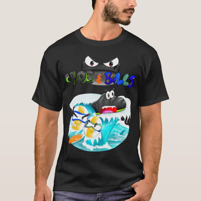 Croc and Balls T-Shirt (Front)