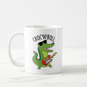 Croc N Roll Funny Crocodile Pun Coffee Mug