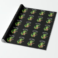 Croc N Roll Funny Crocodile Pun Dark BG