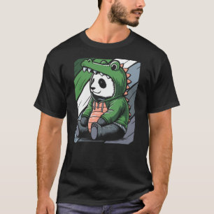 Croc Panda Crocodile Pandabear Alligator Panda T-Shirt