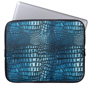 Croc Print Laptop Case 15"