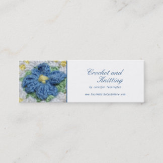 Crochet and Knitting customisable business card