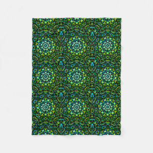 Crochet and Macrame Pattern Fleece Blanket