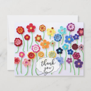 Crochet Art Thank You Card