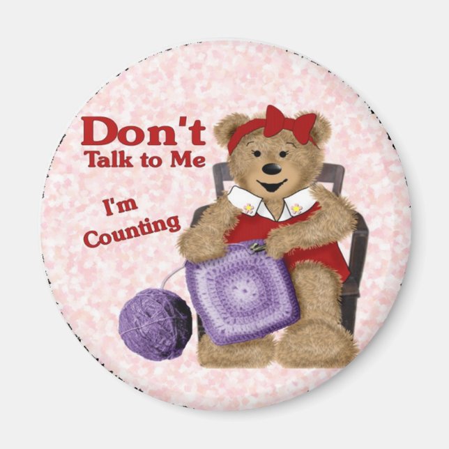 Crochet Bear Magnet (Front)