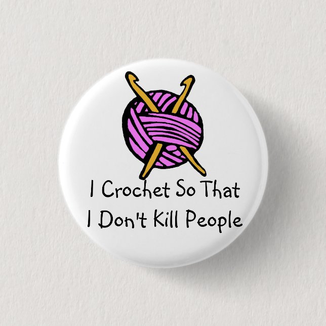 Crochet Button (Front)