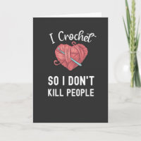 Crochet Cards Simple Yarn Minimalist Crocheting
