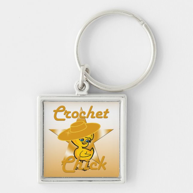 Crochet Chick #10 Key Ring (Front)
