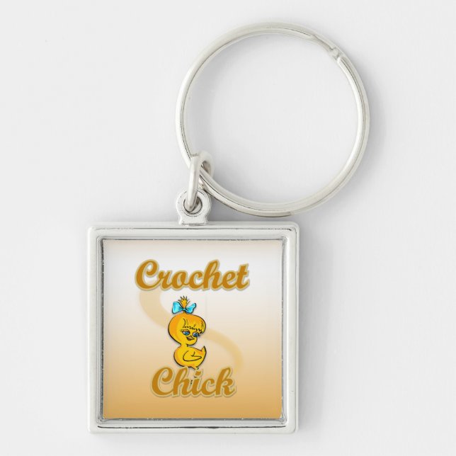 Crochet Chick Key Ring (Front)