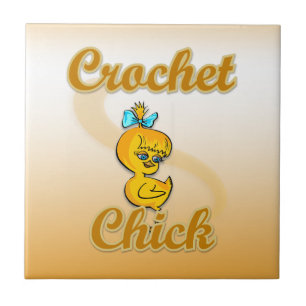 Crochet Chick Tile