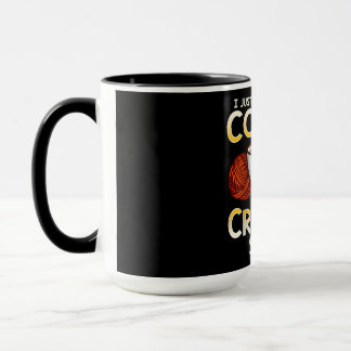 Crochet Coffee And Lover Knitter T-Shirt Mug