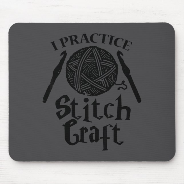 Crochet Craft  Mouse Pad (Front)