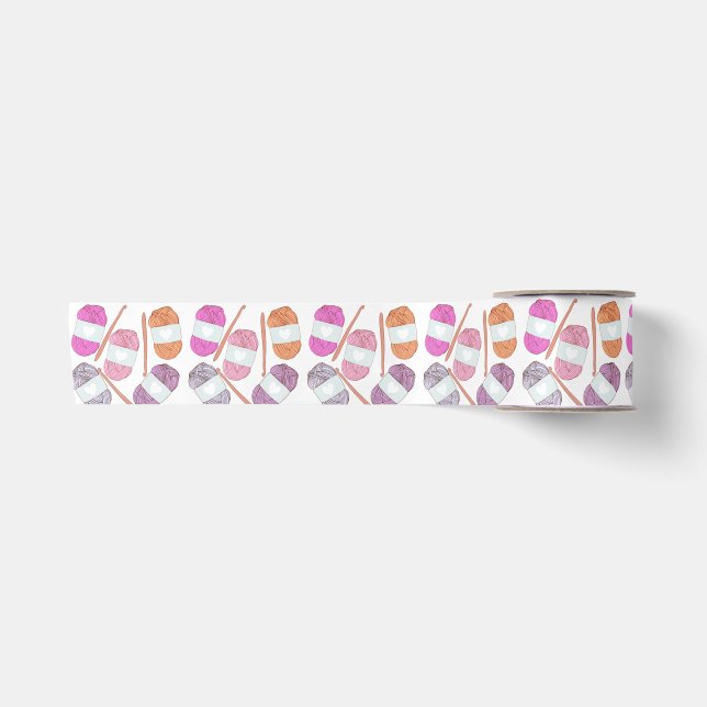 Crochet Craft Yarn Satin Ribbon (Front)