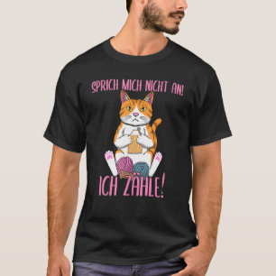 Crochet Crochet Cat Stitch Counting Saying Cats Cr T-Shirt