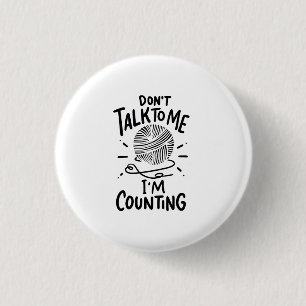 Crochet Crocheting 3 Cm Round Badge