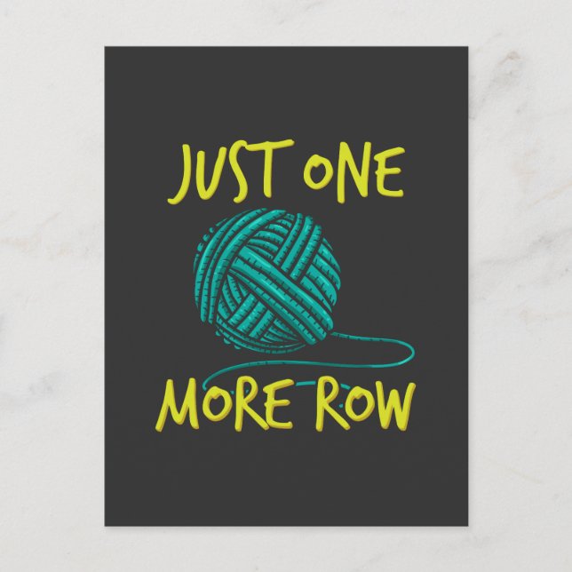 Crochet Crocheting Knitting Postcard (Front)