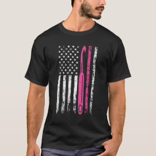 Crochet Crocheting USA US American Flag 1 T-Shirt